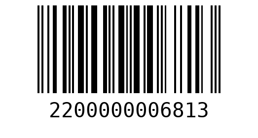 Штрихкод 2200000006813