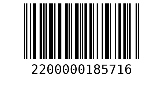 Штрихкод 2200000185716