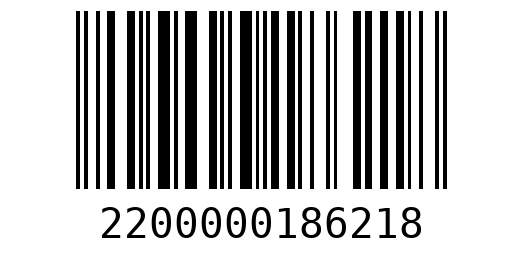 Штрихкод 2200000186218