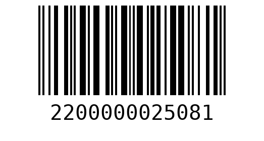 Штрихкод 2200000025081