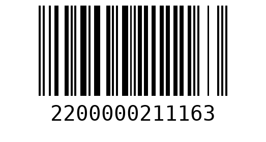 Штрихкод 2200000211163