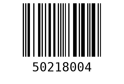 Штрихкод 50218004