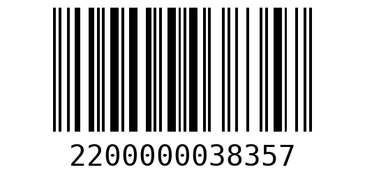 Штрихкод 2200000038357