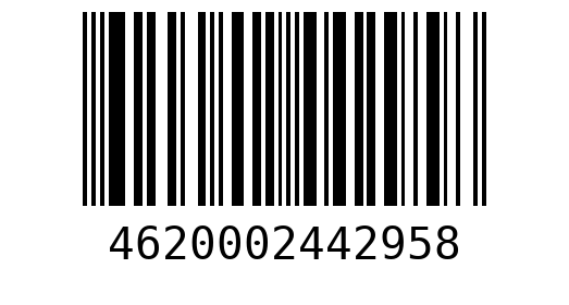 Штрихкод 4620002442958