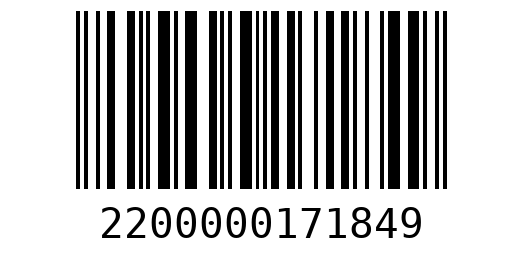 Штрихкод 2200000171849