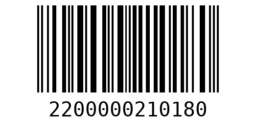 Штрихкод 2200000210180