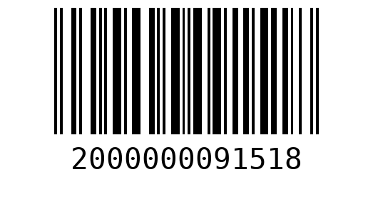 Штрихкод 2000000091518