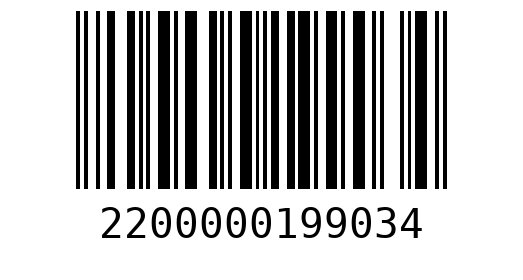 Штрихкод 2200000199034