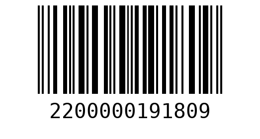 Штрихкод 2200000191809