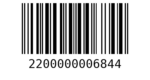 Штрихкод 2200000006844