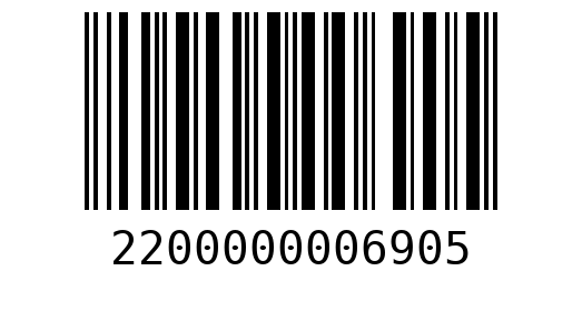 Штрихкод 2200000006905