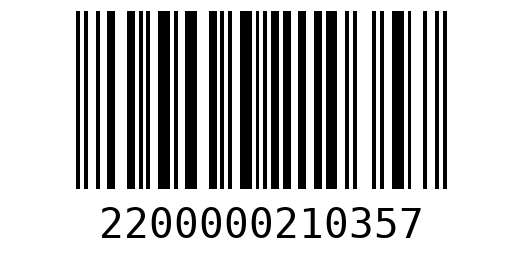 Штрихкод 2200000210357