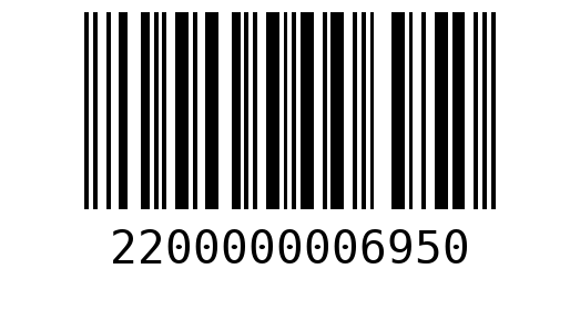 Штрихкод 2200000006950