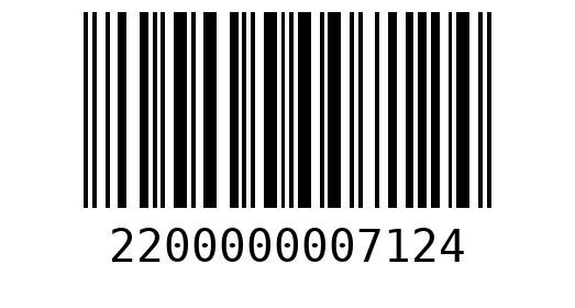 Штрихкод 2200000007124
