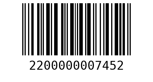 Штрихкод 2200000007452