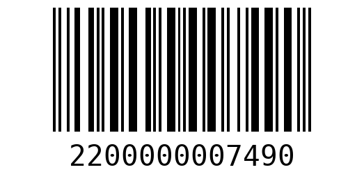 Штрихкод 2200000007490