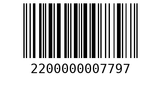 Штрихкод 2200000007797