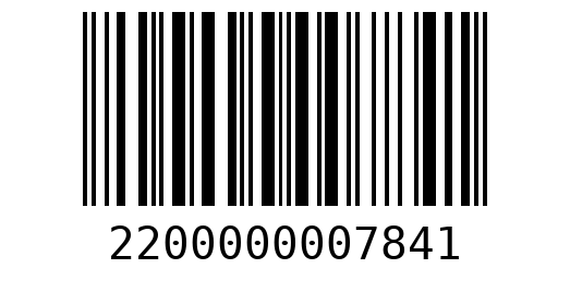 Штрихкод 2200000007841