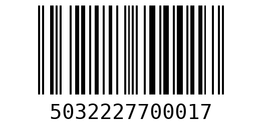 Штрихкод 5032227700017