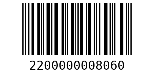 Штрихкод 2200000008060