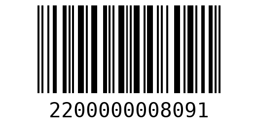 Штрихкод 2200000008091