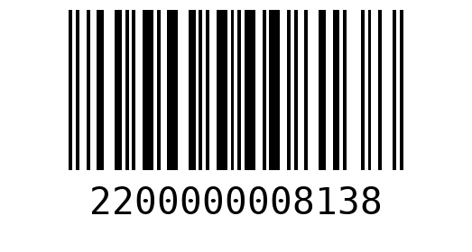 Штрихкод 2200000008138