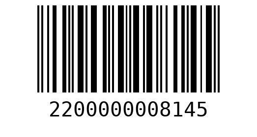Штрихкод 2200000008145