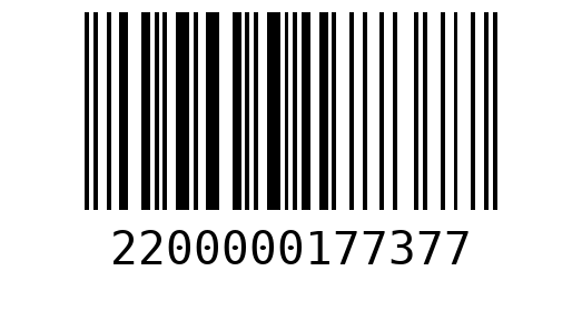 Штрихкод 2200000177377