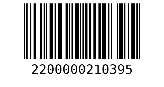 Штрихкод 2200000210395