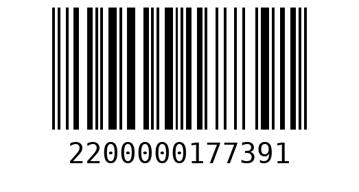 Штрихкод 2200000177391