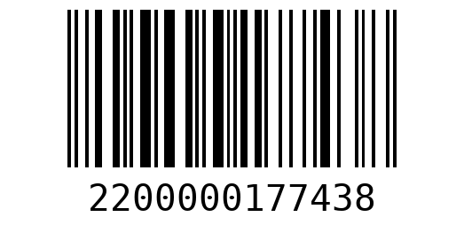 Штрихкод 2200000177438