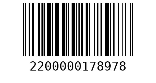 Штрихкод 2200000178978