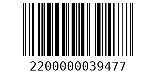 Штрихкод 2200000039477