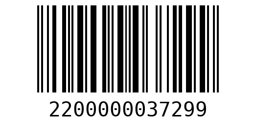 Штрихкод 2200000037299