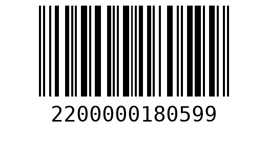 Штрихкод 2200000180599