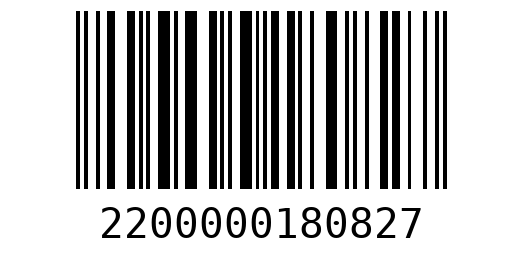 Штрихкод 2200000180827