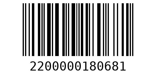 Штрихкод 2200000180681