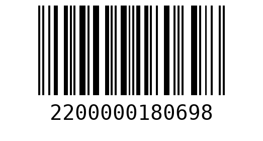 Штрихкод 2200000180698