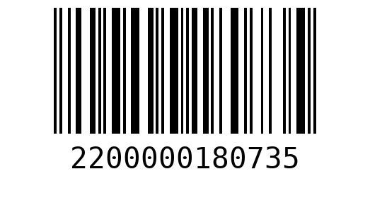 Штрихкод 2200000180735