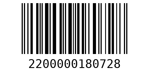 Штрихкод 2200000180728