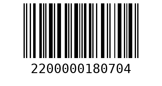 Штрихкод 2200000180704