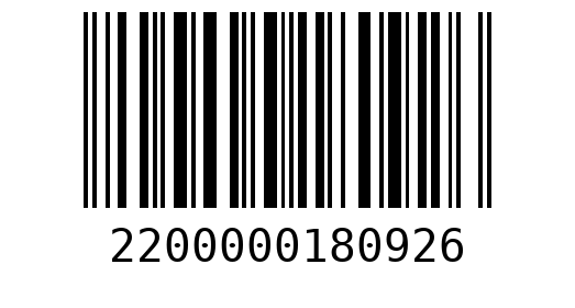 Штрихкод 2200000180926