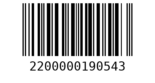 Штрихкод 2200000190543