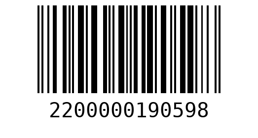 Штрихкод 2200000190598