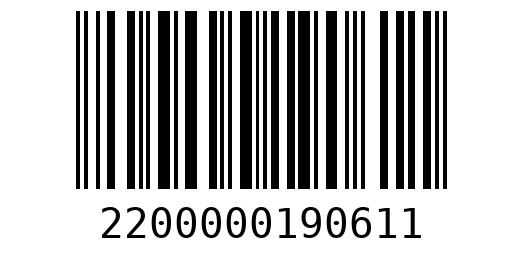 Штрихкод 2200000190611