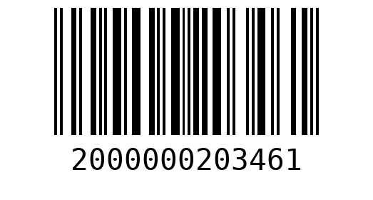 Штрихкод 2000000203461