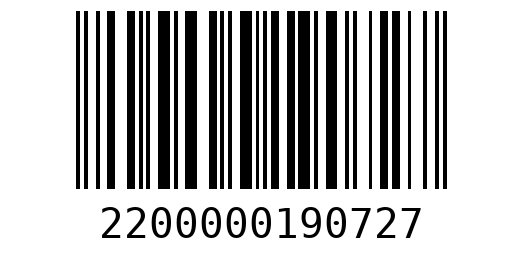 Штрихкод 2200000190727