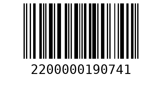 Штрихкод 2200000190741