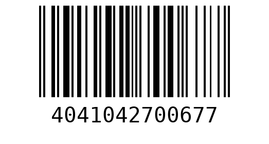 Штрихкод 4041042700677