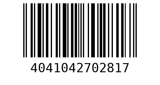 Штрихкод 4041042702817
